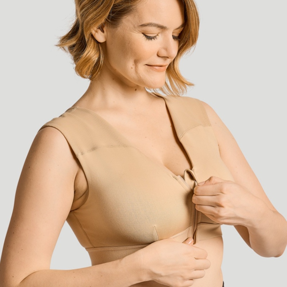 Tommie Copper NWT‎ Zip Up Shoulder Support Bra size 3XL